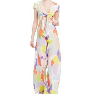 Alice + Olivia Sierra Tie Front Jumpsuit NWT 2